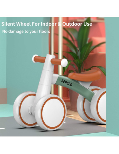 Bicicleta de Equilibrio SEREED UD30 Verde para Bebés