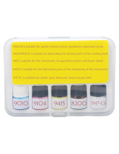 5PCS Aceite Lubricante Sintético para Relojes DHASUWT