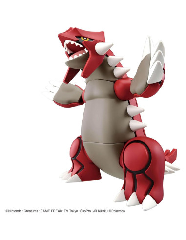 Kit de Modelo Plamo Pokémon Groudon Bandai 108 mm