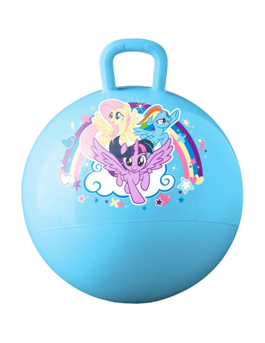 Pelota Saltarina My Little Pony 38 cm + Stickers + Colgador