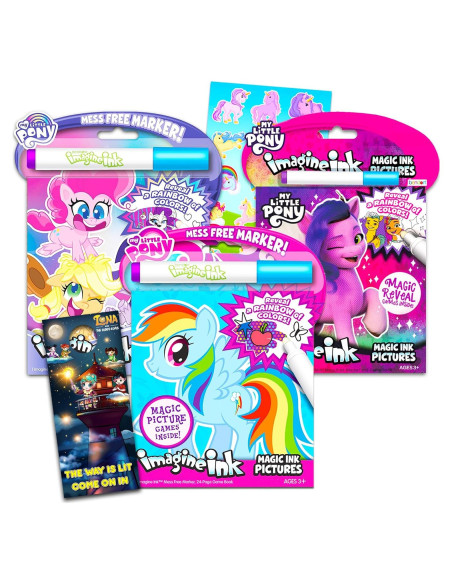 Set de Colorear Mi Pequeño Pony 3 Libros + Stickers Set de Colorear Mi Pequeño Pony 3 Libros + Stickers
