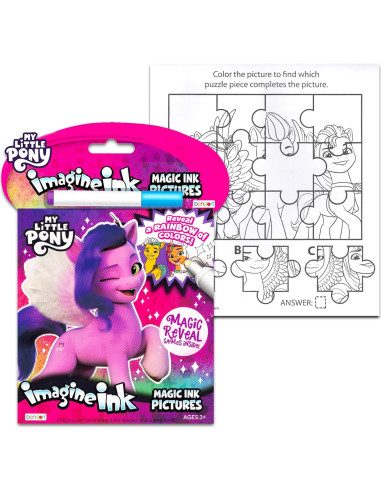 Set de Colorear Mi Pequeño Pony 3 Libros + Stickers