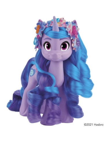 Unicornio Izzy Moonbow Hasbro 15 cm con accesorios