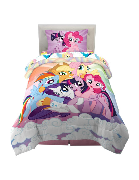 Conjunto Ropa de Cama Franco My Little Pony 4 Piezas Conjunto Ropa de Cama Franco My Little Pony 4 Piezas