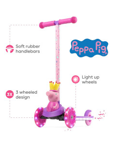 Patinete Voyager Peppa Pig 3 Ruedas Iluminado 3,15 kg 2