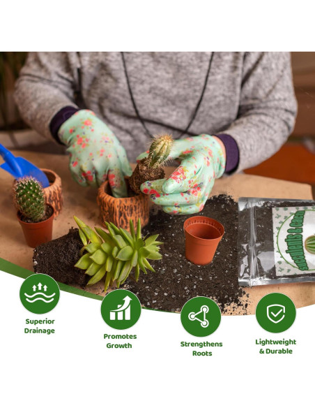 Mezcla de Suelo para Cactus y Suculentas 10L Doter Mezcla de Suelo para Cactus y Suculentas 10L Doter