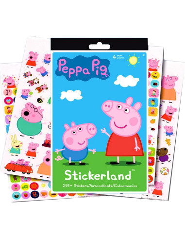 Set de Colorear Peppa Pig - Libro, Stickers y Colgador