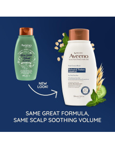 Champú Aclarador Aveeno 378g - Sin Sulfatos, Romero y Menta 2