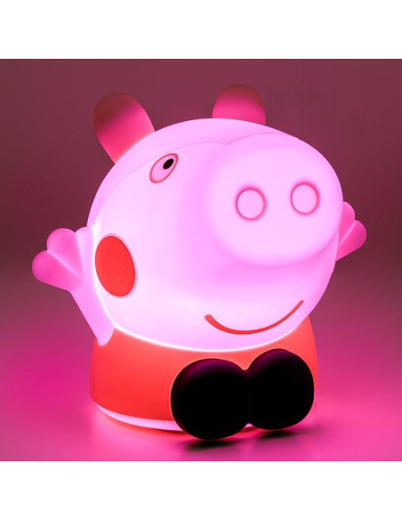 Lámpara Nocturna Peppa Pig Paladone 15 cm Recargable Lámpara Nocturna Peppa Pig Paladone 15 cm Recargable