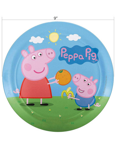 Juego de Vajilla Peppa Pig 5 Piezas - Apto Niños 3 Años