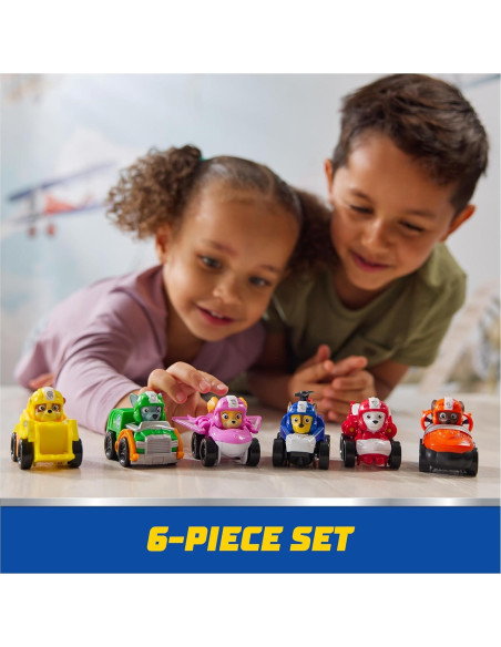 Conjunto de Coches de Juguete PAW Patrol - 6 Piezas para Niños 3+ Conjunto de Coches de Juguete PAW Patrol - 6 Piezas para Niños 3+