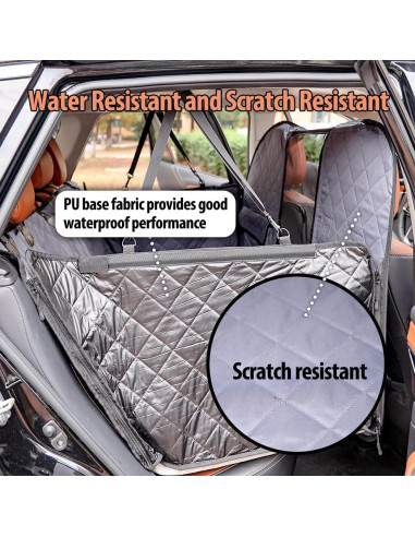 Extensor de Asiento Trasero para Perros Rincus 142x66cm Gris