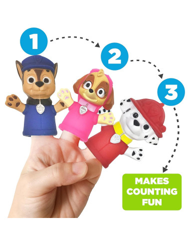 Títeres de Dedo Ginsey PAW Patrol 10 Piezas Educativos