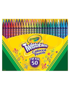 Juego de Lápices de Colores Crayola Twistables 50 unidades