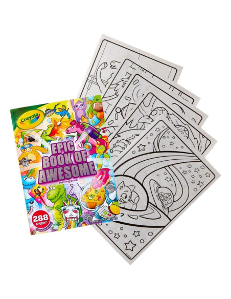 Libro de Colorear Crayola 288 Páginas Animales y Stickers Libro de Colorear Crayola 288 Páginas Animales y Stickers