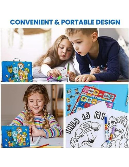 Kit de Dibujo Paw Patrol 1.45 kg con Lápices y Crayones Kit de Dibujo Paw Patrol 1.45 kg con Lápices y Crayones