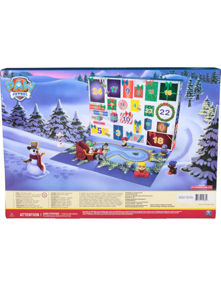 Calendario de Adviento PAW Patrol 2024 con 24 Juguetes Calendario de Adviento PAW Patrol 2024 con 24 Juguetes