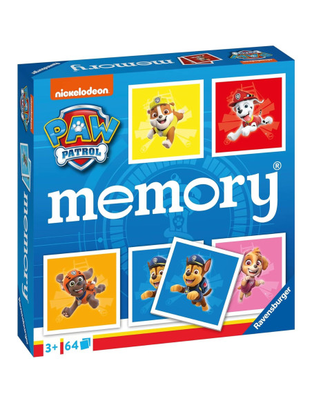 Juego de Memoria Paw Patrol Ravensburger - 64 Tarjetas Juego de Memoria Paw Patrol Ravensburger - 64 Tarjetas