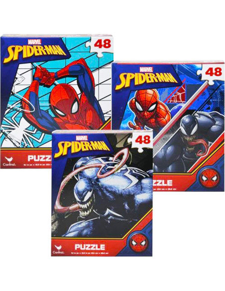Paquete de 6 Puzzles de 24 Piezas Bluey, Spiderman y Paw Patrol Paquete de 6 Puzzles de 24 Piezas Bluey, Spiderman y Paw Patrol