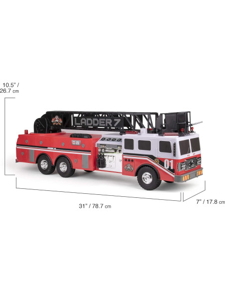 Camión de Bomberos Titan - Juguete Realista con Luces y Sonido Camión de Bomberos Titan - Juguete Realista con Luces y Sonido