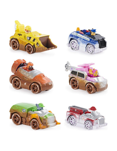 Paw Patrol Paquete Regalo 6 Vehículos Metal 1:55 Off-Road