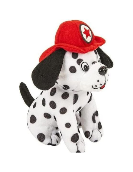 Conjunto de Peluches Perro Dálmata Bombero y Policía 17,78 cm Conjunto de Peluches Perro Dálmata Bombero y Policía 17,78 cm