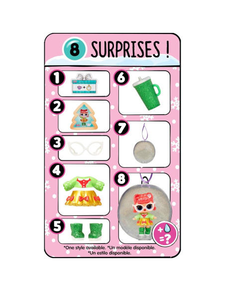 L.O.L. Surprise! Muñeca Navideña Belleza de Hornear 8 Sorprisas L.O.L. Surprise! Muñeca Navideña Belleza de Hornear 8 Sorprisas