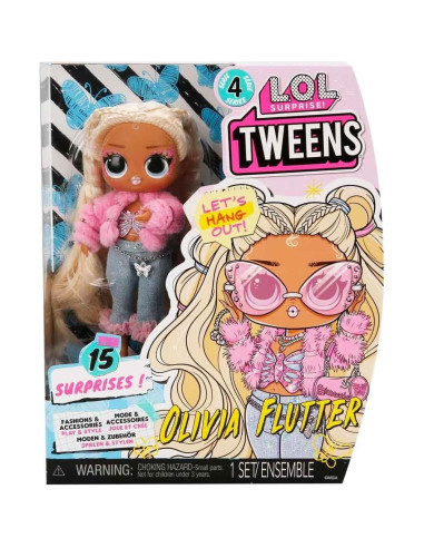 Muñeca L.O.L. Surprise! Tweens Olivia Flutter con 15 Sorprisas