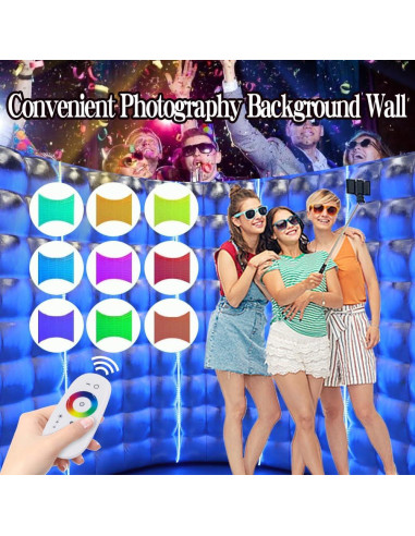 Cabina de Fotos 360 Inflable SAYOK 3M con LED para Eventos