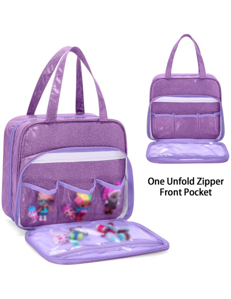 Bolsa de Transporte LoDrid para Muñecas LOL Morado Bolsa de Transporte LoDrid para Muñecas LOL Morado