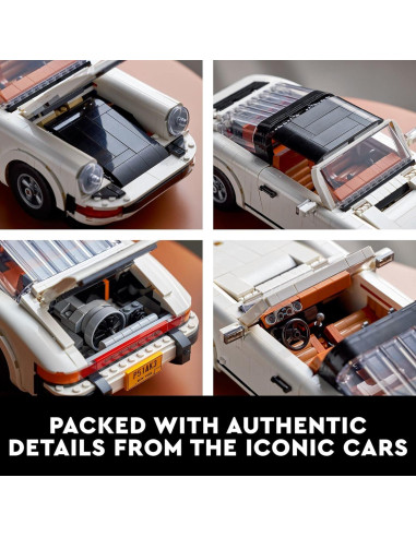LEGO Porsche 911 10295 Set Construcción 2 en 1 para Adultos