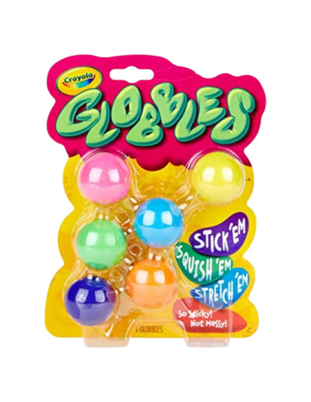 Crayola Globbles Juguete Antiestrés 6 Colores para Niños Crayola Globbles Juguete Antiestrés 6 Colores para Niños