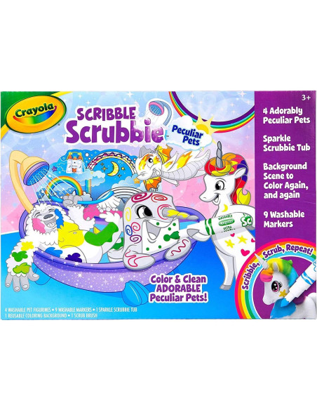 Crayola Scribble Scrubbie Mascotas Peculiares - Juego Creativo Crayola Scribble Scrubbie Mascotas Peculiares - Juego Creativo