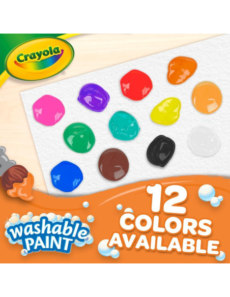Pintura Lavable Crayola 1 Galón Blanca para Niños Pintura Lavable Crayola 1 Galón Blanca para Niños