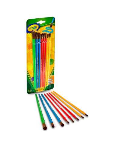 Juego de Pinceles Crayola para Niños 8 unidades Multicolor