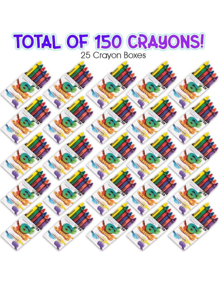 Crayones a Granel ArtCreativity 150 Piezas No Tóxicos Crayones a Granel ArtCreativity 150 Piezas No Tóxicos