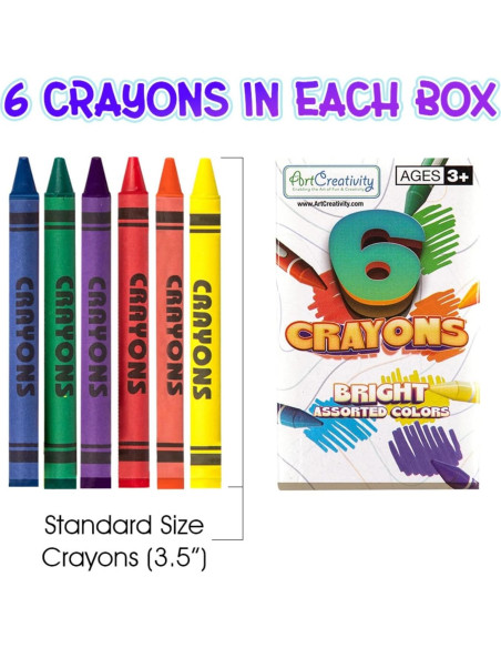 Crayones a Granel ArtCreativity 150 Piezas No Tóxicos Crayones a Granel ArtCreativity 150 Piezas No Tóxicos