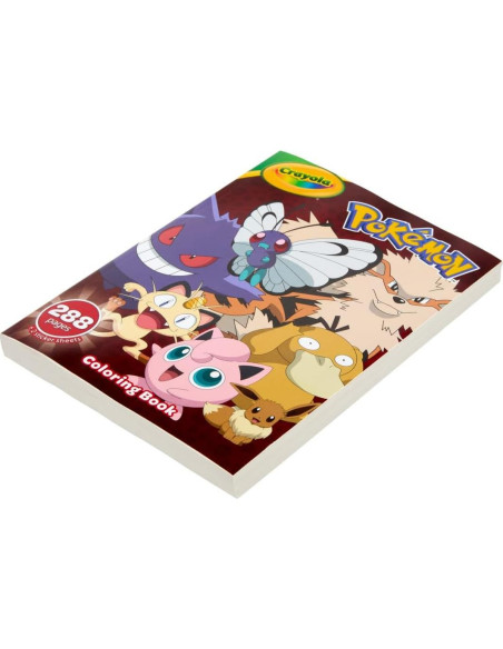 Libro para Colorear Pokémon Crayola 288 Páginas con Stickers