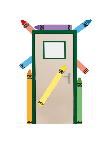 Decoraciones de Aula Eureka Crayola 12 Piezas Multicolor