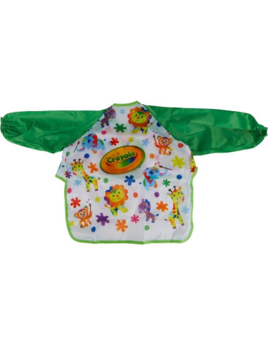 Delantal de Arte Crayola para Niños 12 Meses, Impermeable