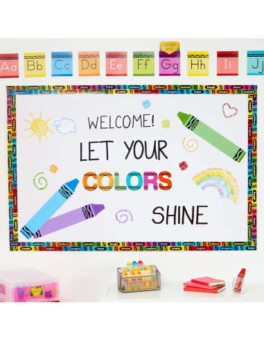 Decoraciones de Aula Eureka Crayola 12 Piezas Multicolor