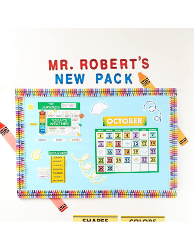 Decoraciones de Aula Eureka Crayola 12 Piezas Multicolor