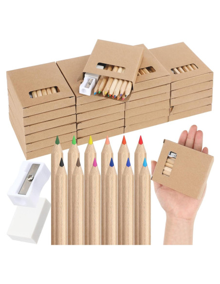 Set de 12 Lápices de Color Mini Sinload para Niños Set de 12 Lápices de Color Mini Sinload para Niños