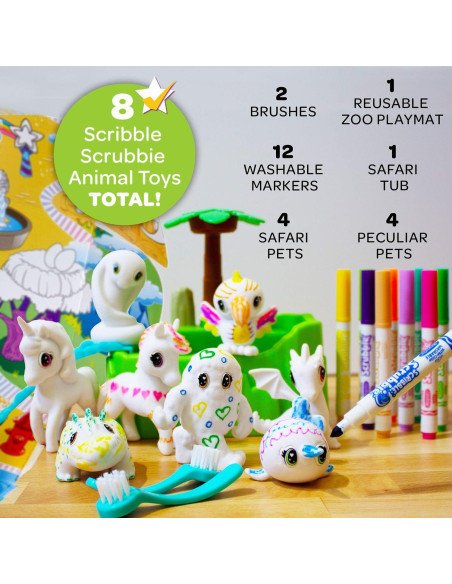 Crayola Scribble Scrubbie Zoológico Peculiar - Juguete 3+ Crayola Scribble Scrubbie Zoológico Peculiar - Juguete 3+