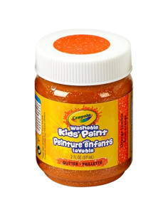 Pintura Lavable Crayola 2 oz Brillo Naranja para Niños