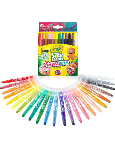 Crayola Crayones Aromatizados Mini Twistables 24 Piezas