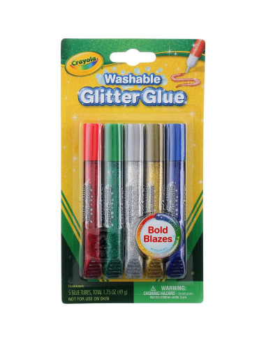 Pegamento Brillante Crayola Set 2 Barras 125ml Lavable