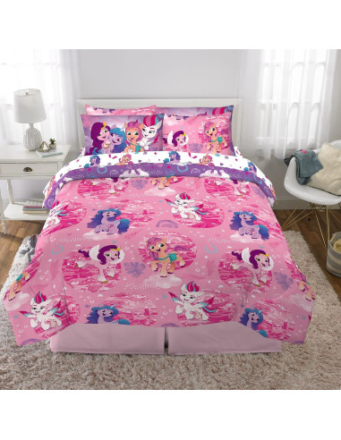 Conjunto Ropa de Cama Franco My Little Pony 7 Piezas