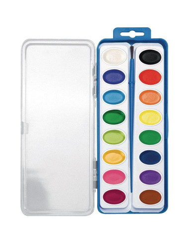 Acuarelas Lavables Colorations 16 Colores No Tóxicas