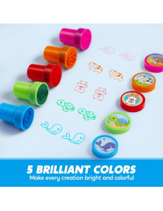 Sellos de Animales JOYIN 50 Pcs para Manualidades 2